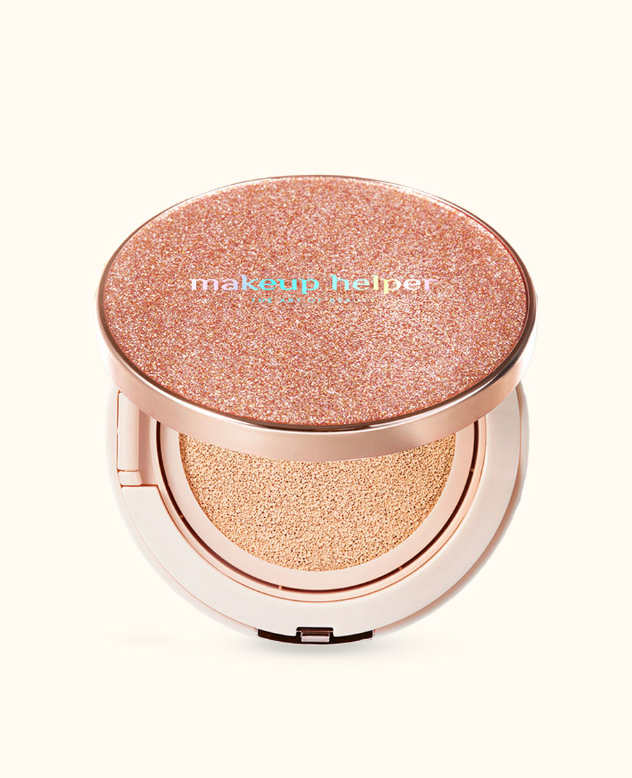 MAKEUP HELPER AMPOULE GLOW CUSHION #21 PEACH – WATERY GLOW SECRET (23G)