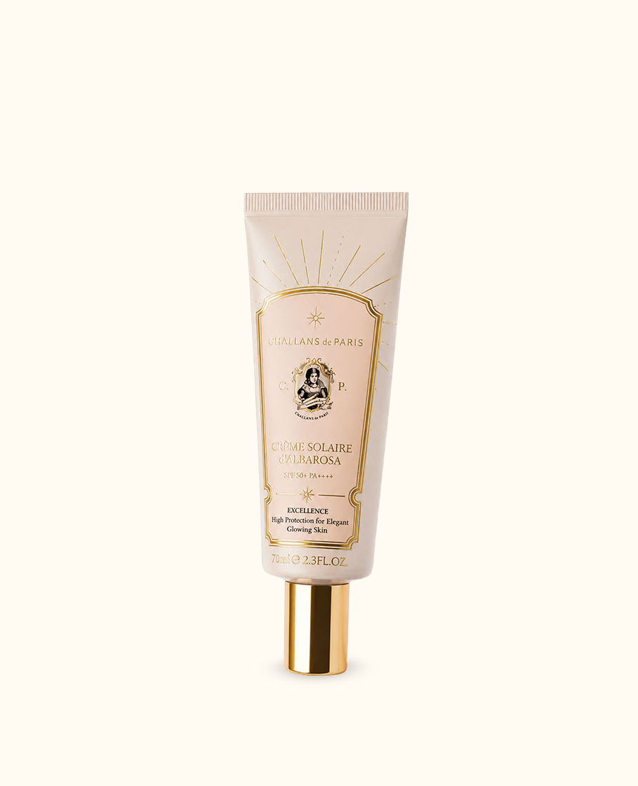 CRÈME SOLAIRE d’ALBAROSA<br> <span style=