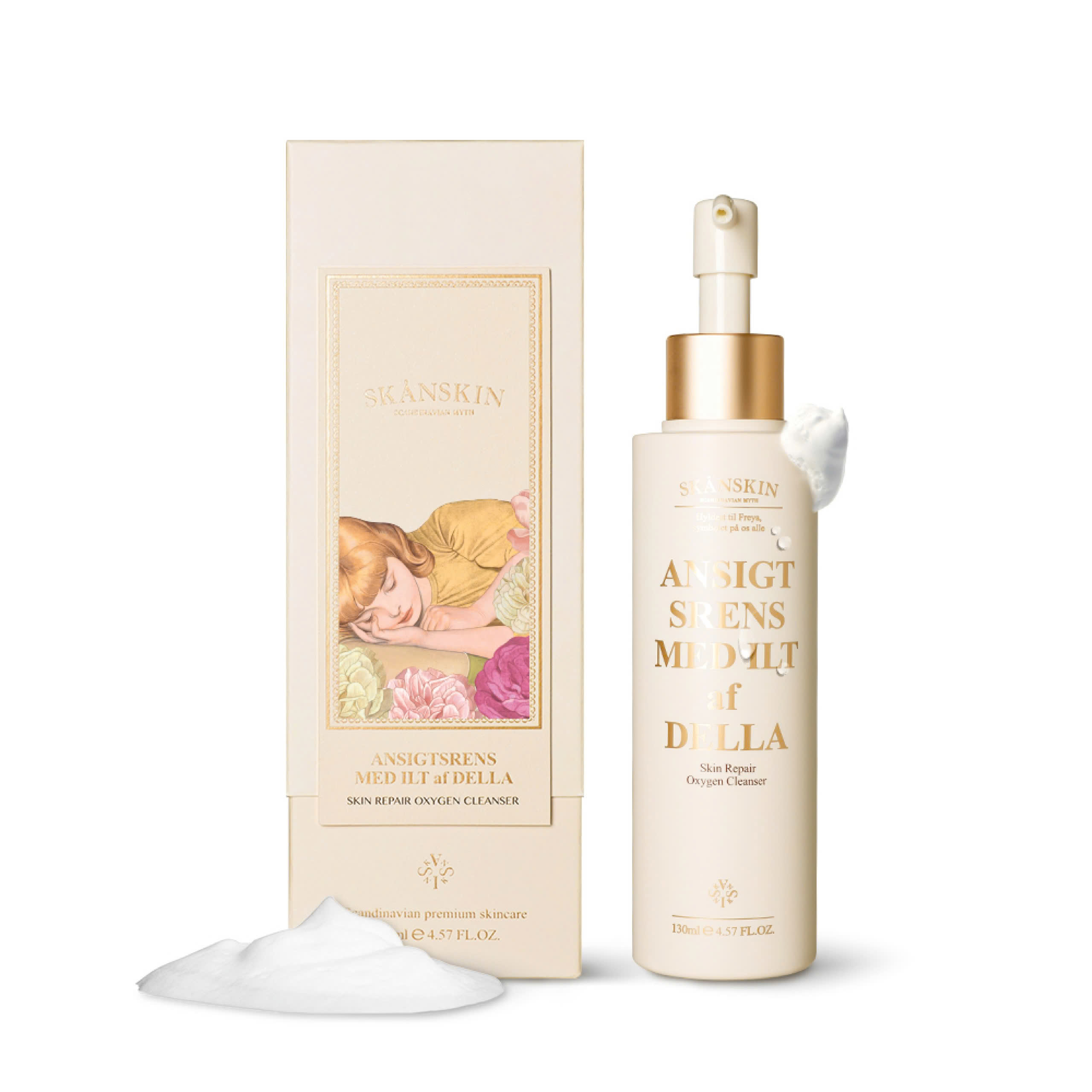 ANSIGTSRENS MED ILT af DELLA<br> <span style=