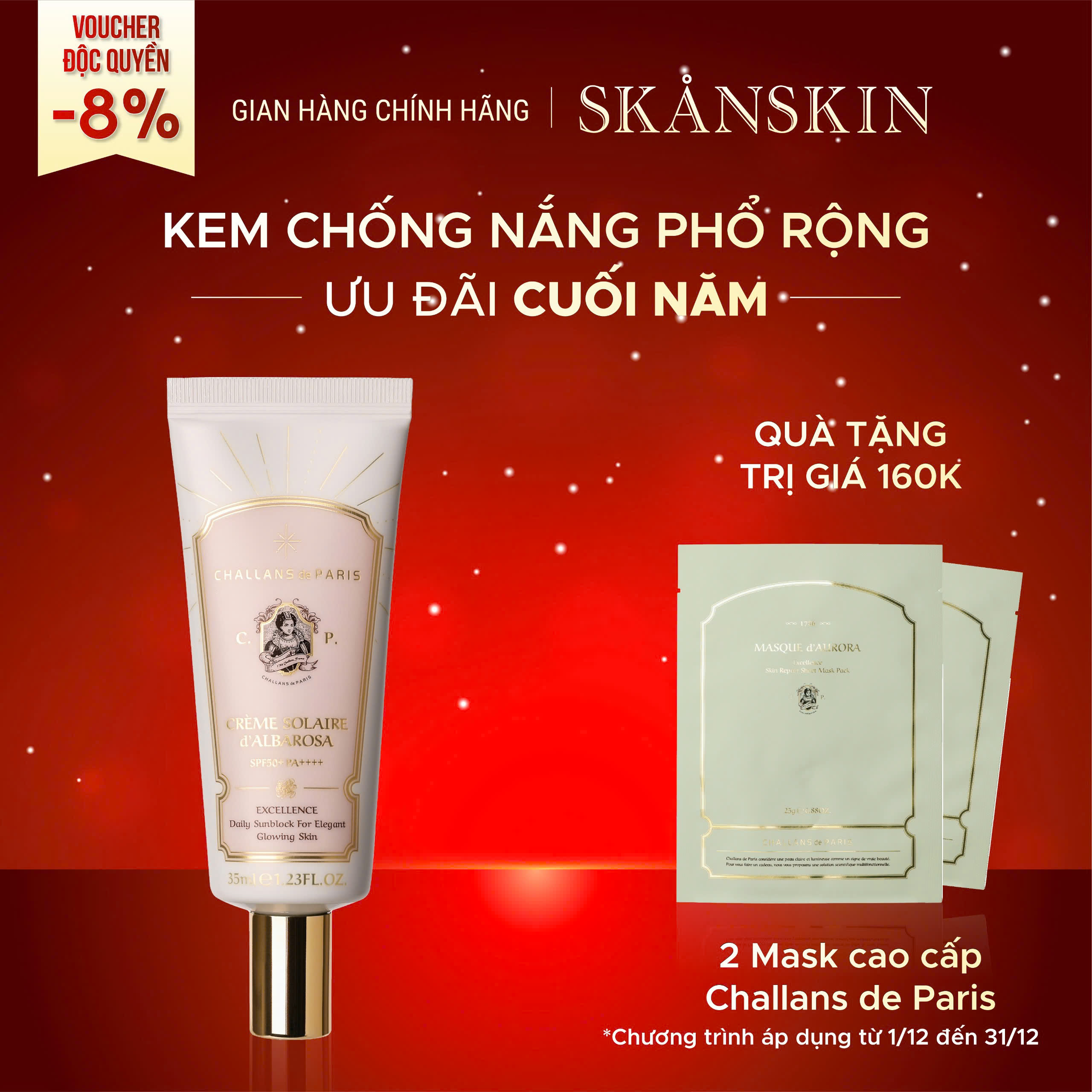CRÈME SOLAIRE d’ALBAROSA<br> <span style=