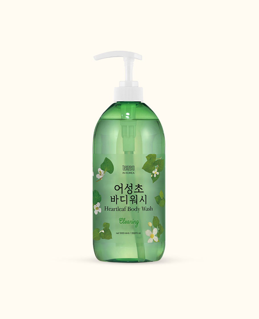 TENZERO CLEARING HEARTLEAF BODY WASH