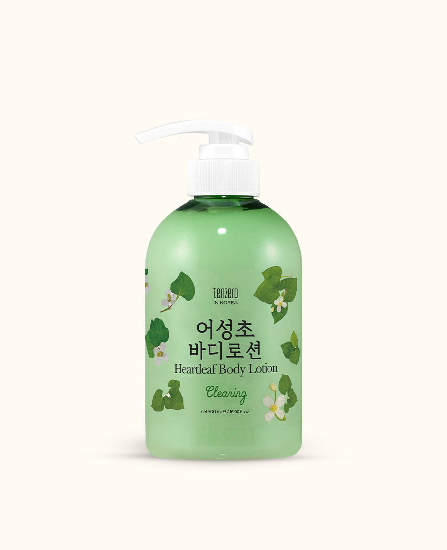 TENZERO CLEARING HEARTLEAF BODY LOTION