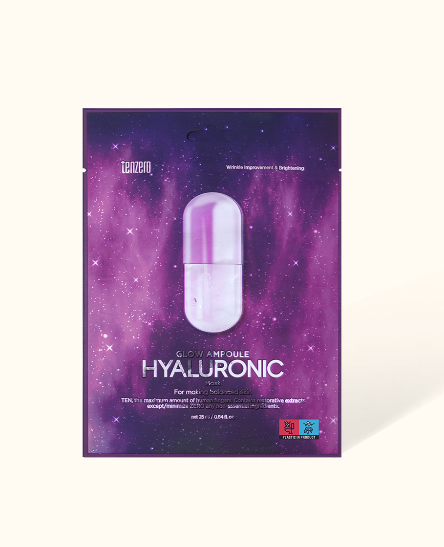 TENZERO GLOW AMPOULE HYALURONIC MASK