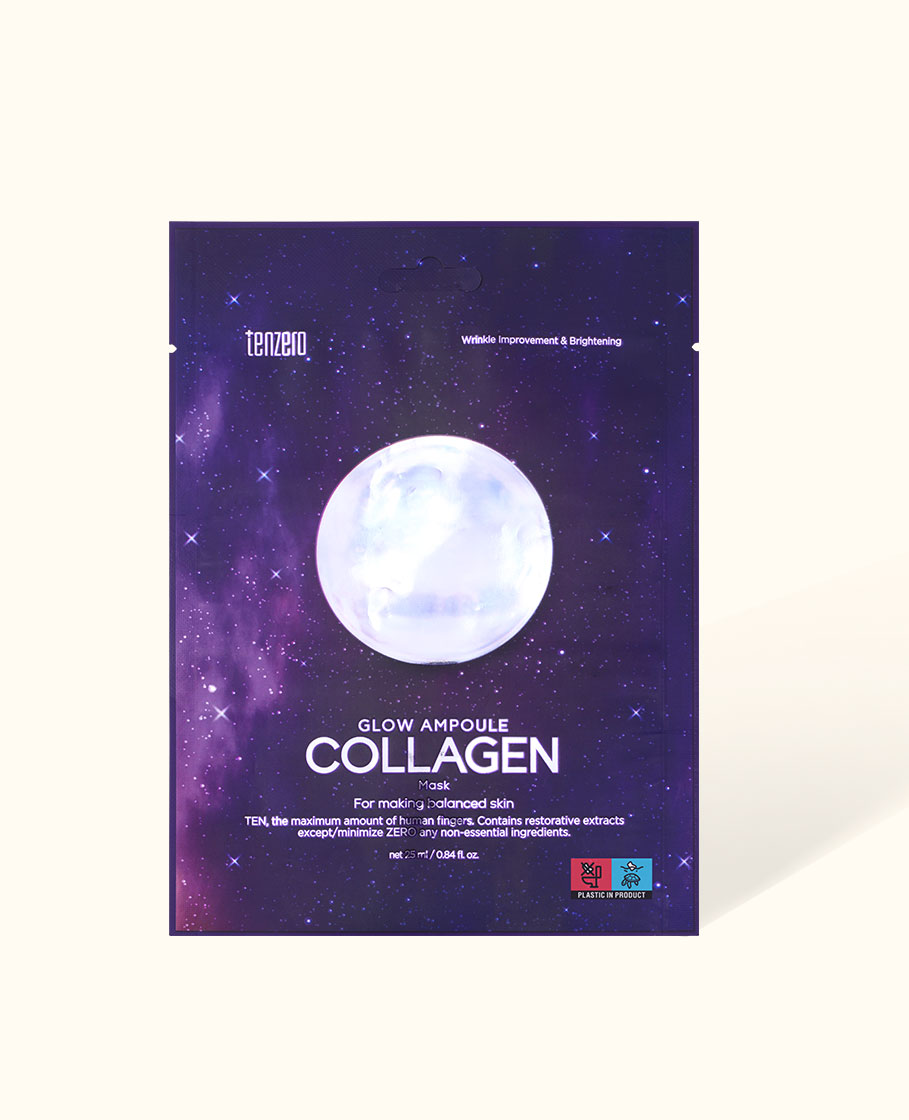 TENZERO GLOW AMPOULE COLLAGEN MASK