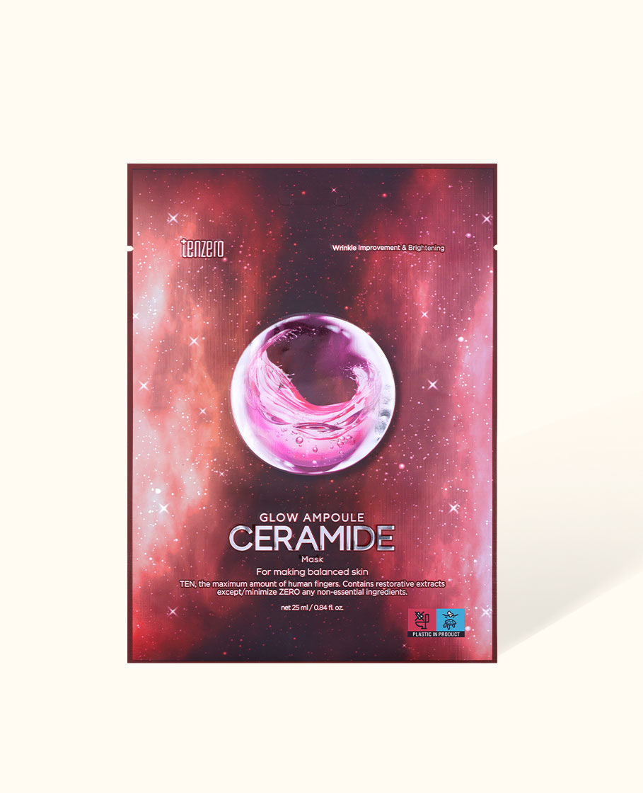 TENZERO GLOW AMPOULE CERAMIDE MASK