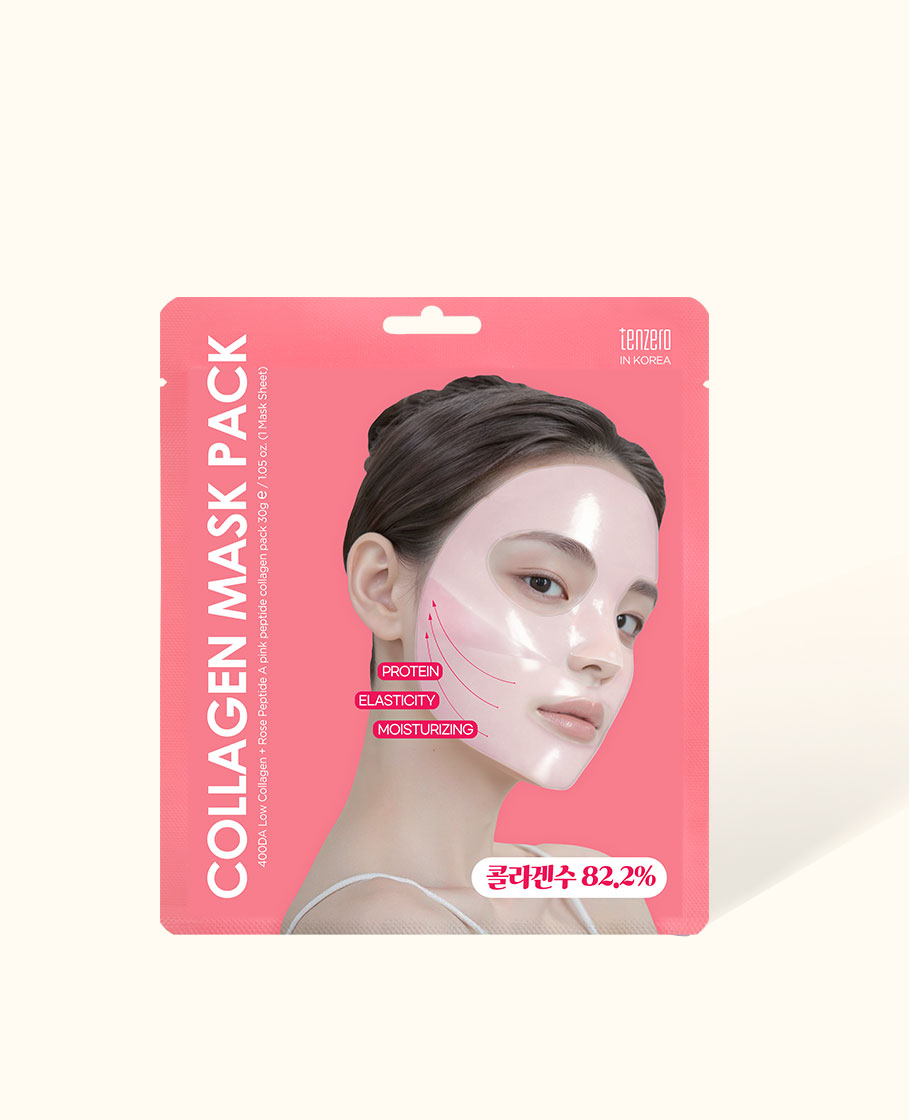 TENZERO ROSE PEPTIDE COLLAGEN MASK PACK