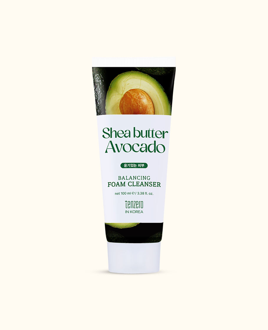 TENZERO BALANCING FOAM CLEANSER SHEA BUTTER AVOCADO