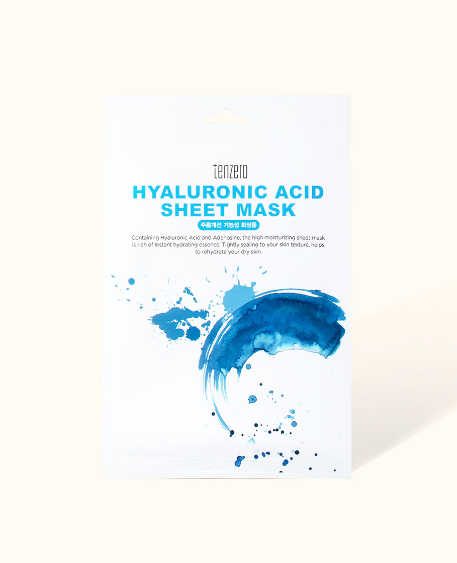 MẶT NẠ GIẤY CẤP NƯỚC TENZERO HYALURONIC ACID SHEET MASK