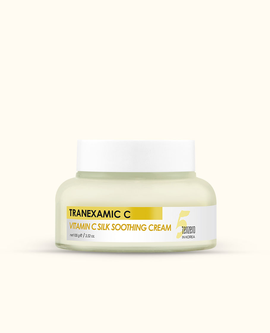 KEM DƯỠNG ẨM TRẺ HÓA DA, MỜ NẾP NHĂN TENZERO TRANEXAMIC ACID VITAMIN C SILK SOOTHING CREAM