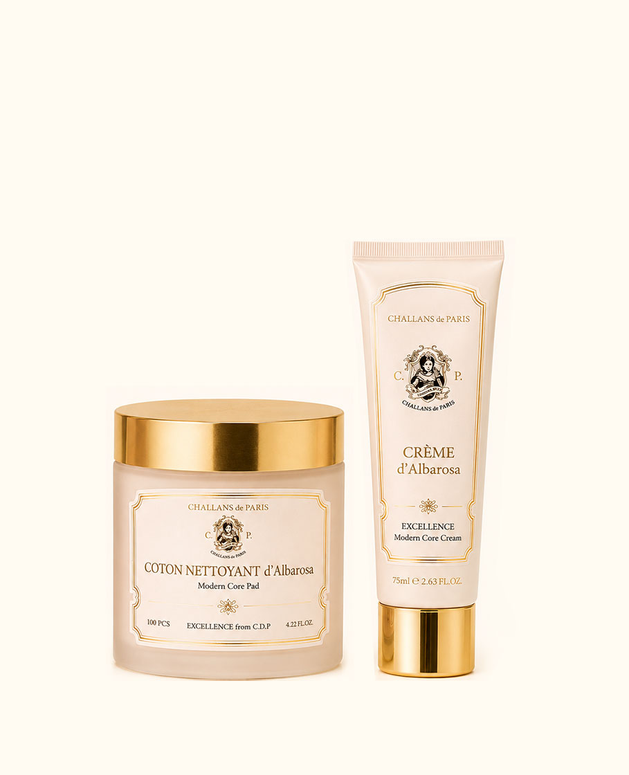 BỘ SẢN PHẨM DƯỠNG ĐỀU MÀU DA HẰNG NGÀY CHALLANS de PARIS: ALBAROSA BRIGHTENING ROUTINE SET