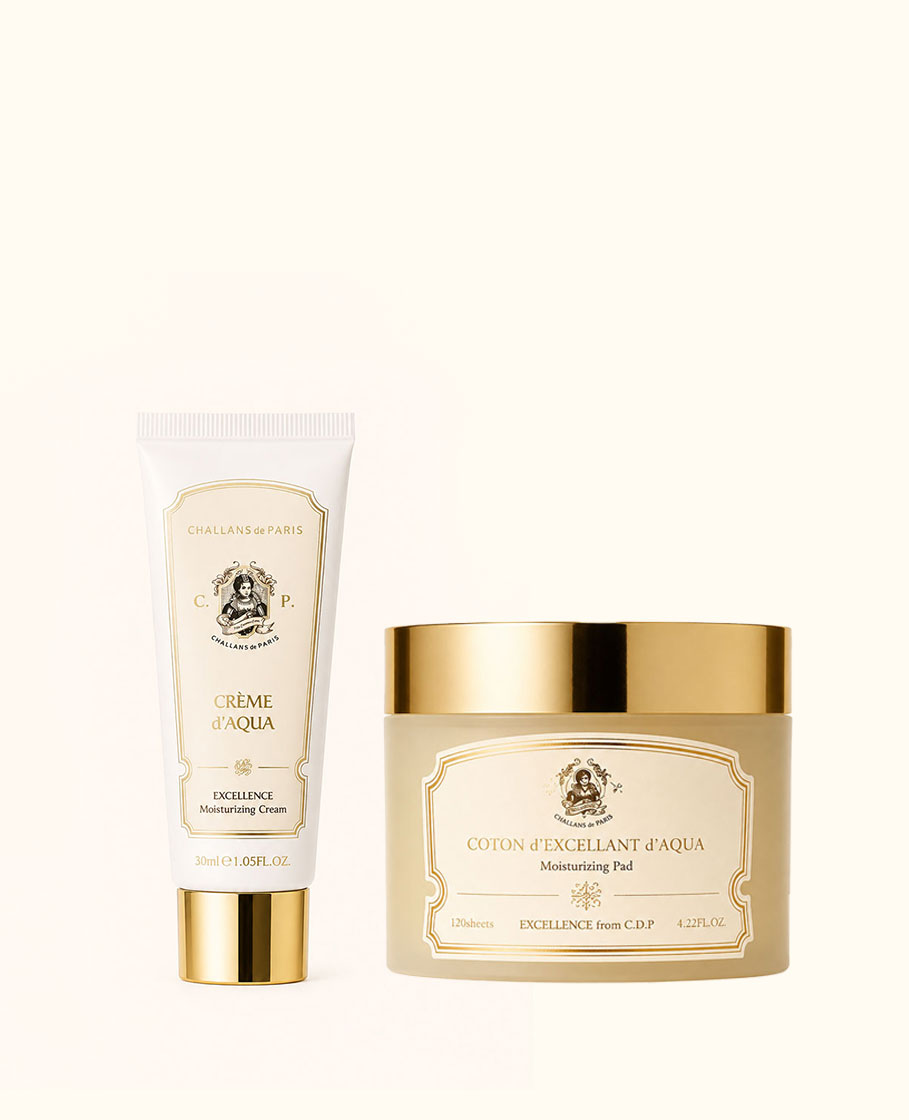 BỘ SẢN PHẨM CẤP ẨM CHUYÊN SÂU HẰNG NGÀY CHALLANS de PARIS: AQUA ROUTINE EXCELLENCE