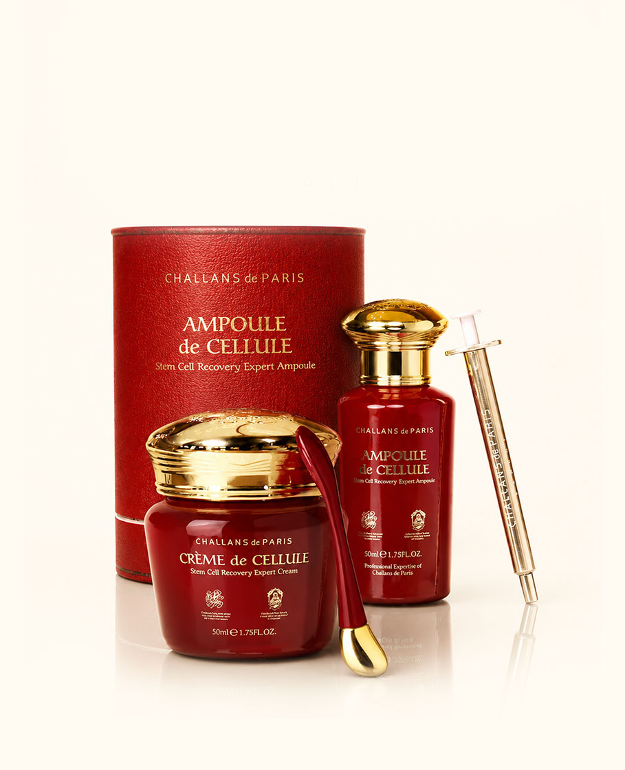 BỘ SẢN PHẨM TÁI SINH TẾ BÀO GỐC & PHỤC HỒI DA CAO CẤP CHALLANS de PARIS: EXPERT CELLULE SERIES DUO
