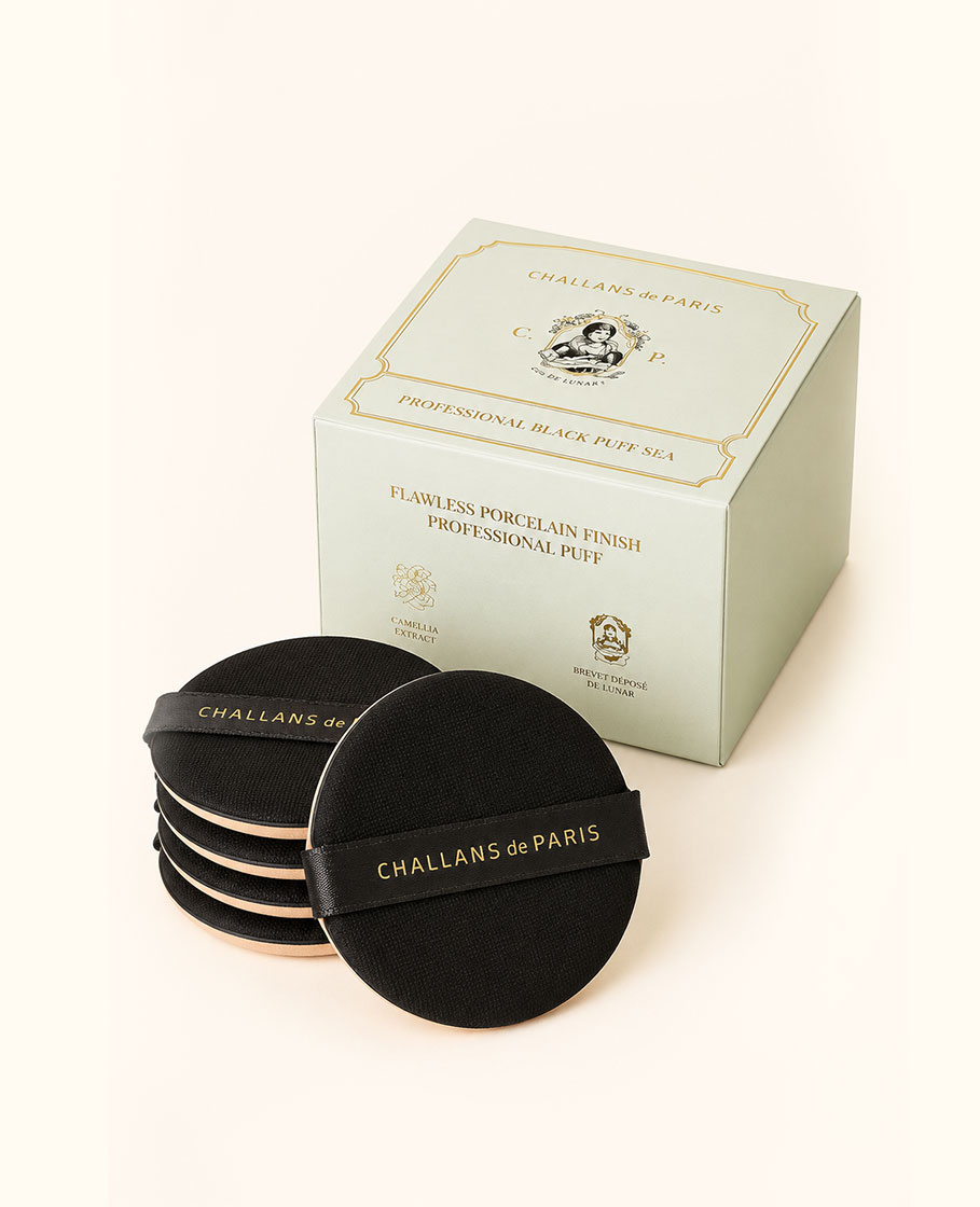BÔNG MÚT CUSHION/PHẤN PHỦ MÀU ĐEN CAO CẤP PROFESSIONAL BLACK-PUFF