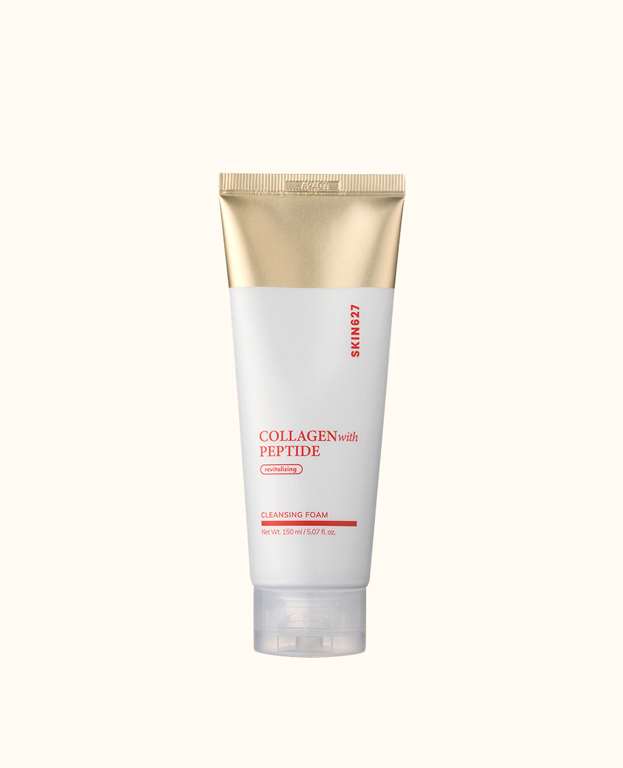 SKIN627 Sữa rửa mặt phục hồi Collagen & Peptide
