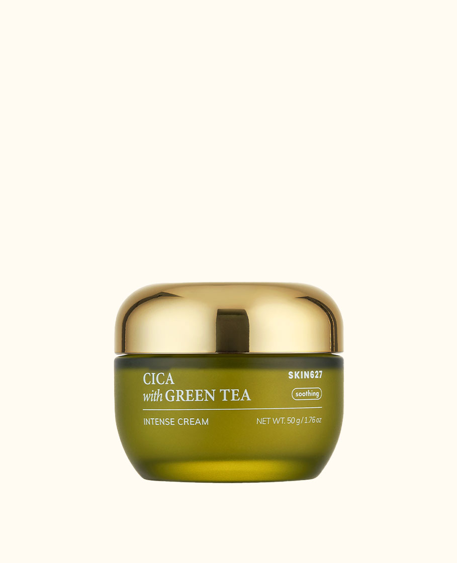 SKIN627 Kem dưỡng chuyên sâu làm dịu da Cica & Trà Xanh