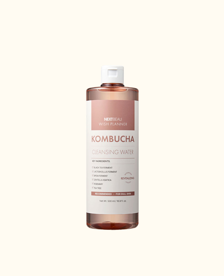 NEXTBEAU Nước tẩy trang Wish Planner Kombucha làm sạch (500ml)