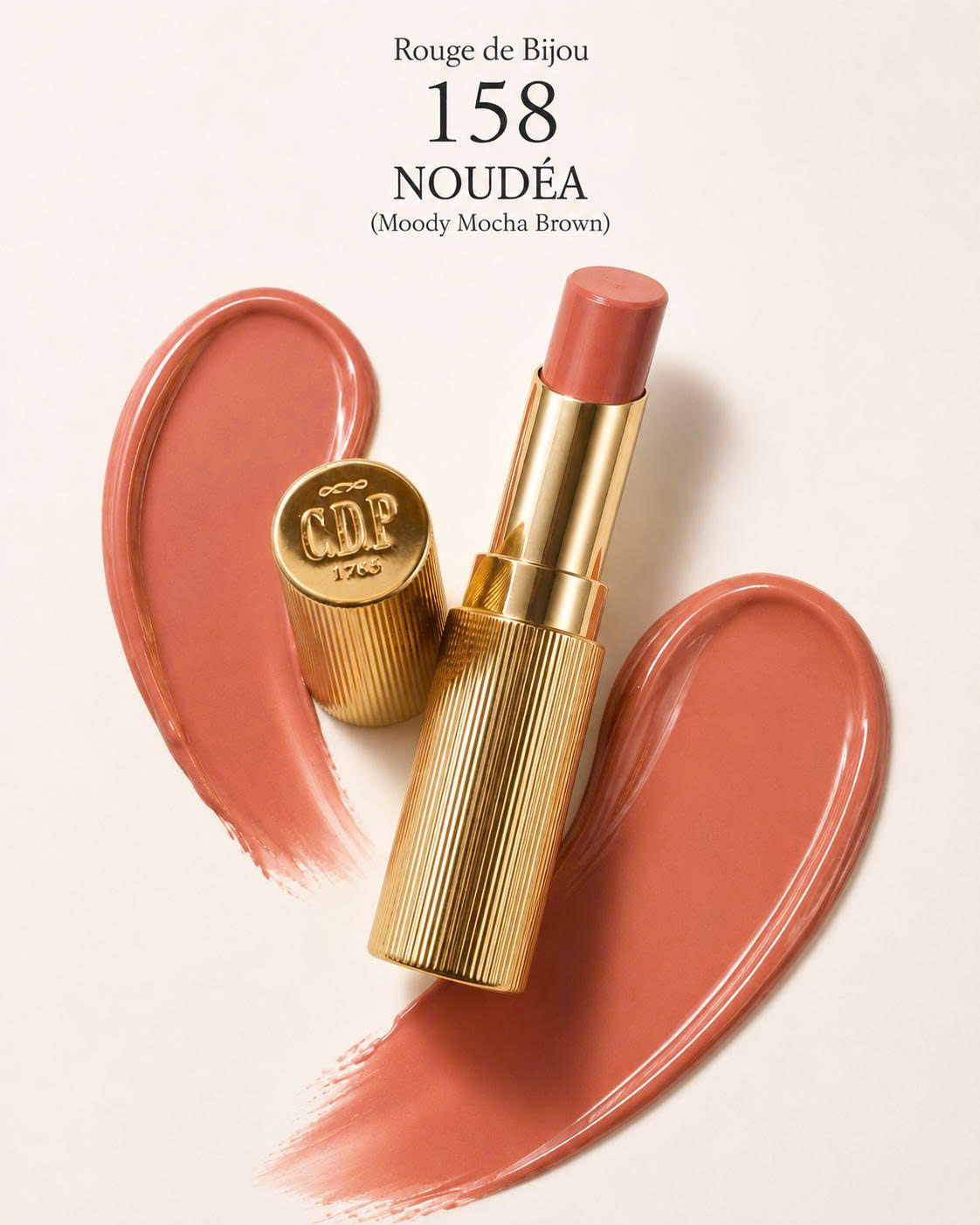 BIJOU DE ROUGE #158 – SON MÔI DIAMOND SHINE SẮC NUDEA