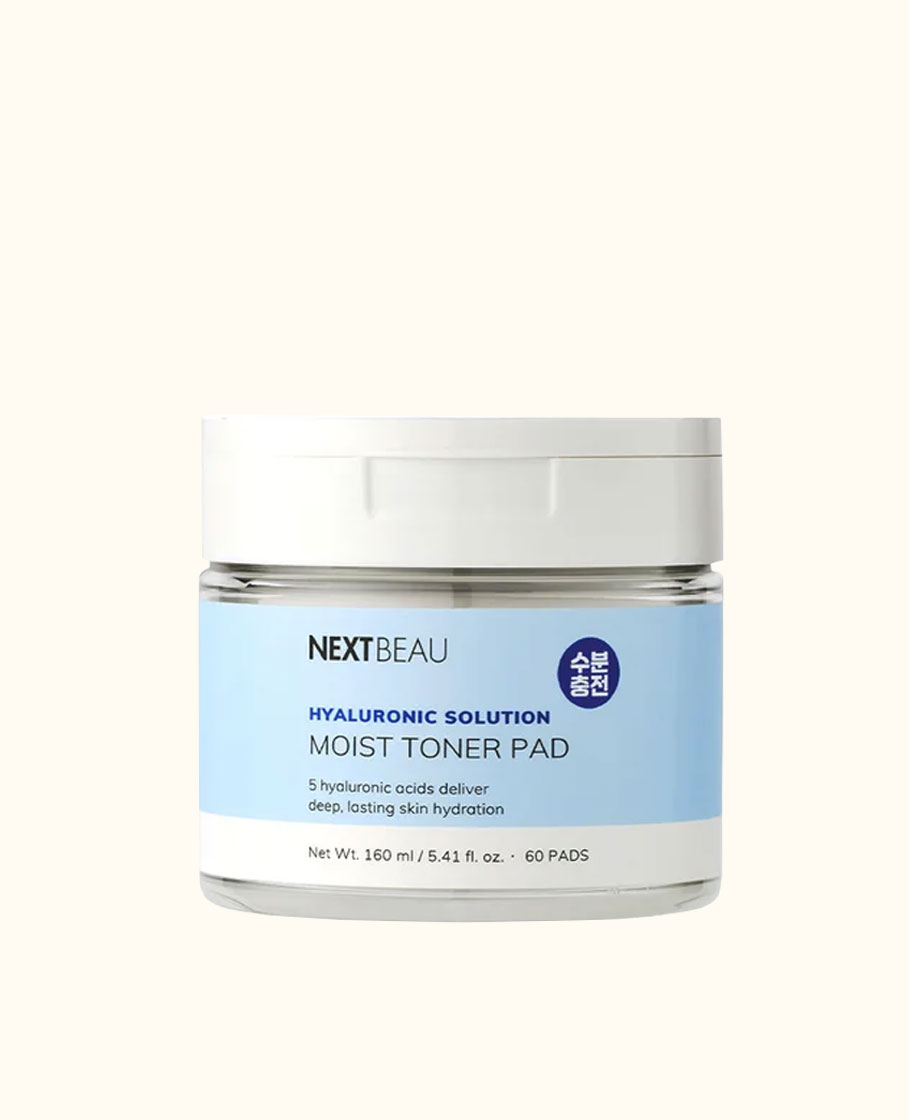 NEXTBEAU Miếng pad Hyaluronic Acid cấp ẩm – 60 miếng