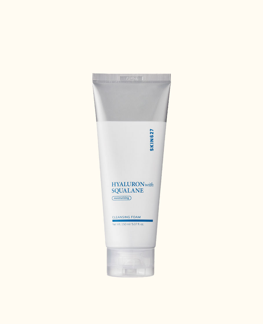 SKIN627 Sữa rửa mặt cấp ẩm Hyaluronic Acid & Squalane